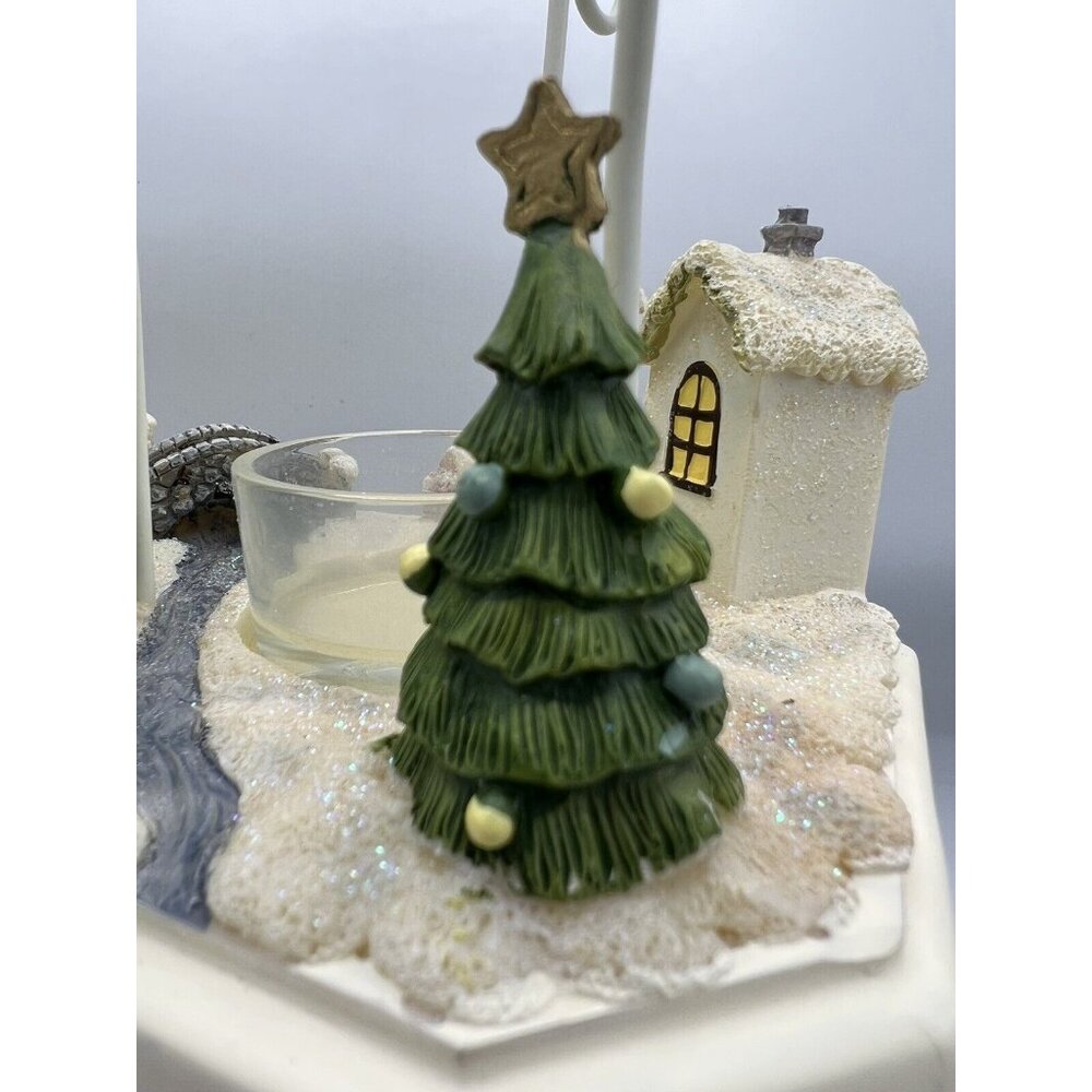 Yankee Candle Christmas Tree House Village Tea Light Wax Warmer Ornament - Picture 13 of 16